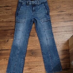 White House Black Market Blue Boot-Cut Jeans High Rise Nice Jeans Better Quality